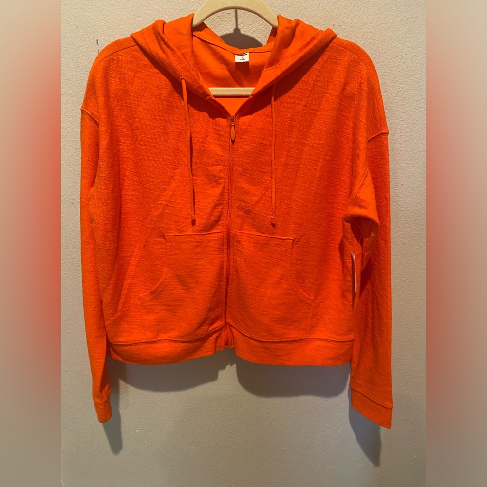 Old Navy Vibrant Orange Hoodie Size Small NWT